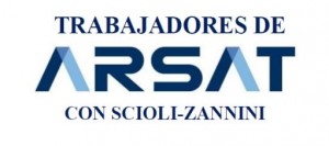 trabajadores de Arsat con scioli